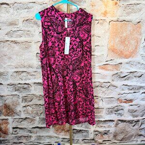 Dear Scarlett - Sleeveless Lizzy Dress - Pink, Black - XL - NWT